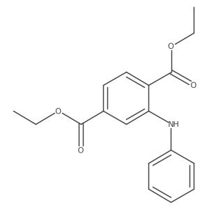 1,4-Diethyl 2-(phenylamino)-1,4-benzenedicarboxylate结构式