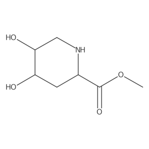 rac-methyl (4R,5S)-4,5-dihydroxypiperidine-2-carboxylate结构式