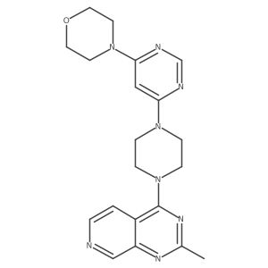 4-[6-(4-{2-Methylpyrido[3,4-d]pyrimidin-4-yl}piperazin-1-yl)pyrimidin-4-yl]morpholine Structure
