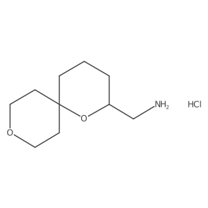 1-{1,9-Dioxaspiro[5.5]undecan-2-yl}methanaminehydrochloride Structure