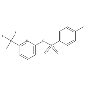 6-(Trifluoromethyl)pyridin-2-yl 4-methylbenzene-1-sulfonate结构式