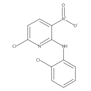 6-chloro-N-(2-chlorophenyl)-3-nitropyridin-2-amine Structure