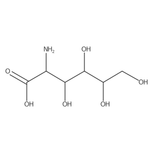2-Amino-2-deoxygulonic acid结构式