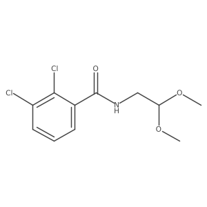 2,3-dichloro-N-(2,2-dimethoxyethyl)benzamide结构式