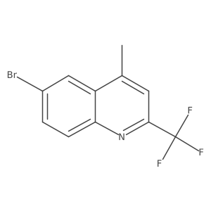 6-Bromo-4-methyl-2-(trifluoromethyl)quinoline结构式