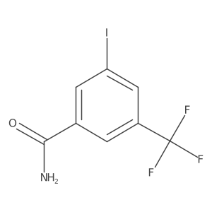 3-Iodo-5-(trifluoromethyl)benzamide Structure