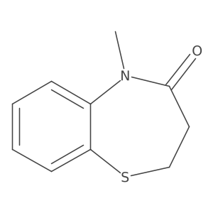 5-methyl-2,3-dihydrobenzo[b][1,4]thiazepin-4(5H)-one Structure