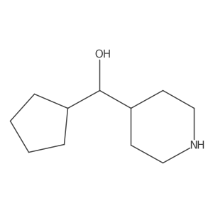 I+/--Cyclopentyl-4-piperidinemethanol结构式
