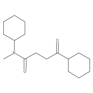 N-Cyclohexyl-N-methyl-gamma-oxocyclohexanebutanamide Structure