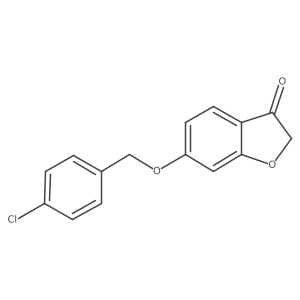 6-((4-chlorobenzyl)oxy)benzofuran-3(2H)-one Structure