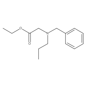 Ethyl 2-[benzyl(propyl)amino]acetate结构式