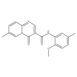 N-(2-methoxy-5-methylphenyl)-7-methyl-4-oxo-4H-pyrido[1,2-a]pyrimidine-3-carboxamide Structure