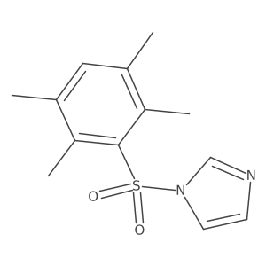 1-((2,3,5,6-tetramethylphenyl)sulfonyl)-1H-imidazole结构式