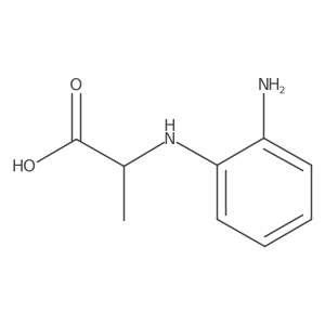 2-[(2-Aminophenyl)amino]propanoic acid结构式