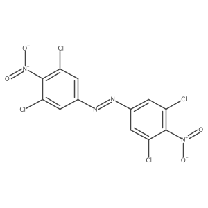 Bis(3,5-dichloro-4-nitrophenyl)diazene Structure