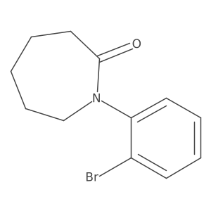 1-(2-Bromophenyl)hexahydro-2H-azepin-2-one结构式