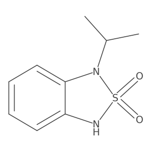 1-Isopropyl-1,3-dihydro-2,1,3-benzothiadiazole 2,2-dioxide Structure
