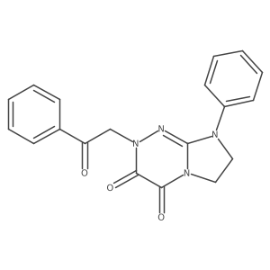 2-(2-oxo-2-phenylethyl)-8-phenyl-7,8-dihydroimidazo[2,1-c][1,2,4]triazine-3,4(2H,6H)-dione结构式