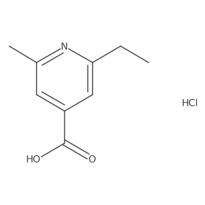 2-Ethyl-6-methylisonicotinic acid hydrochloride结构式