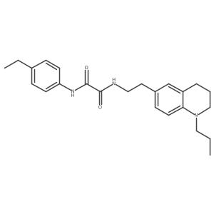 N'-(4-ethylphenyl)-N-[2-(1-propyl-1,2,3,4-tetrahydroquinolin-6-yl)ethyl]ethanediamide Structure