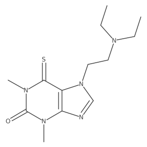 7-(2-(Diethylamino)ethyl)-1,3-dimethyl-6-thioxo-1,3,6,7-tetrahydro-2H-purin-2-one Structure