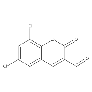 6,8-Dichloro-3-formylcoumarin Structure