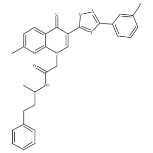 4-{[1-(3-chloro-4-fluorobenzoyl)piperidin-3-yl]methoxy}-N-isopropylbenzamide结构式