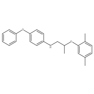 N-[2-(2,5-Dimethylphenoxy)propyl]-4-phenoxyaniline Structure