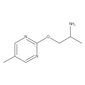 1-(5-Methylpyrimidin-2-yl)oxypropan-2-amine Structure
