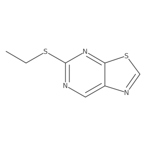 5-(Ethylthio)thiazolo[5,4-d]pyrimidine结构式