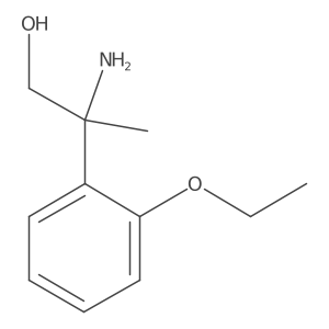 2-Amino-2-(2-ethoxyphenyl)propan-1-ol结构式