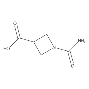 1-Carbamoylazetidine-3-carboxylic acid结构式