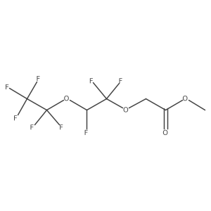 Methyl 2H,2H,5H-perfluoro-3,6-dioxaoctanoate Structure