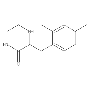 (S)-3-(2,4,6-Trimethylbenzyl)piperazin-2-one结构式