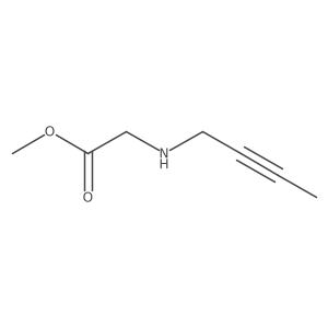 Methyl 2-[(but-2-yn-1-yl)amino]acetate Structure
