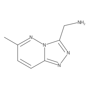 (6-Methyl-[1,2,4]triazolo[4,3-b]pyridazin-3-yl)methanamine结构式