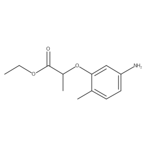 Ethyl 2-(5-amino-2-methylphenoxy)propanoate Structure