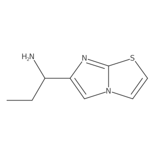 1-Imidazo[2,1-b][1,3]thiazol-6-ylpropan-1-amine Structure
