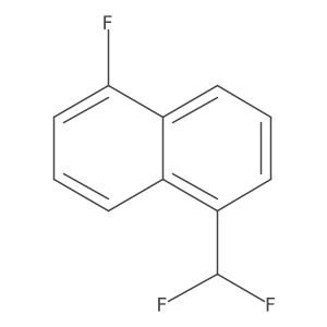 1-(Difluoromethyl)-5-fluoronaphthalene Structure