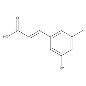 (E)-3-(3-bromo-5-methylphenyl)acrylic acid结构式