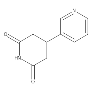 4-(Pyridin-3-yl)piperidine-2,6-dione Structure