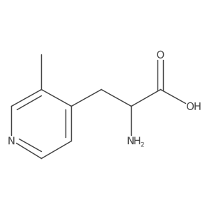 (2R)-2-Amino-3-(3-methylpyridin-4-YL)propanoic acid结构式