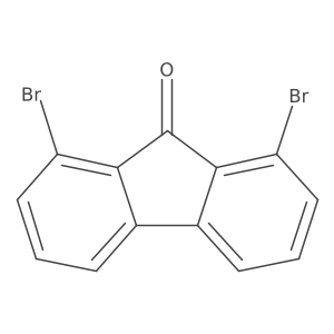 1,8-Dibromo-9H-fluoren-9-one Structure