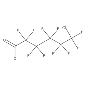 6-Chloro-perfluorohexanoate结构式