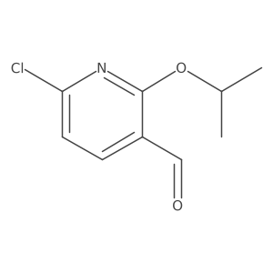 6-Chloro-2-isopropoxynicotinaldehyde Structure