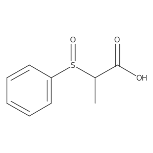 2-(Phenylsulfinyl)propanoic acid结构式