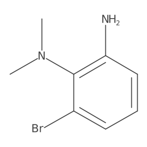 6-Bromo-N1,N1-dimethylbenzene-1,2-diamine Structure
