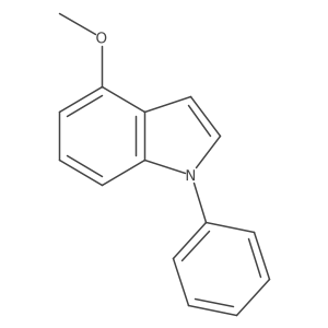 4-Methoxy-1-phenyl-1H-indole结构式