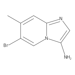 3-Amino-6-bromo-7-methylimidazo[1,2-a]pyridine Structure