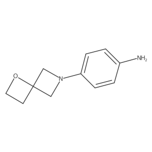4-(1-Oxa-6-azaspiro[3.3]heptan-6-yl)aniline结构式